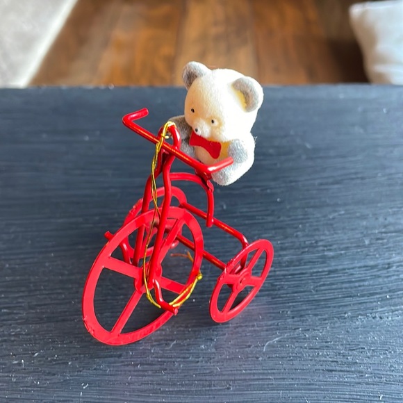 Avon Holiday Vintage Avon Teddy Bear Ornament Collection Teddy On